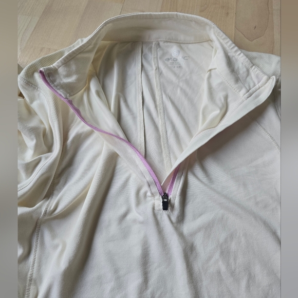 Etonic Quarter Zip With Thumb Holes Size Small - Picture 6 of 13